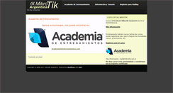 Desktop Screenshot of mikrotikargentina.com.ar