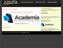 Tablet Screenshot of mikrotikargentina.com.ar